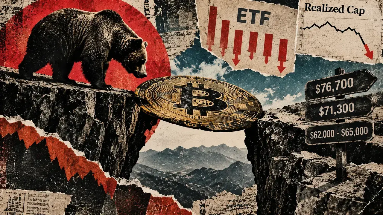 Bitcoin Realized Cap contracts as ETF outflows hit $746M