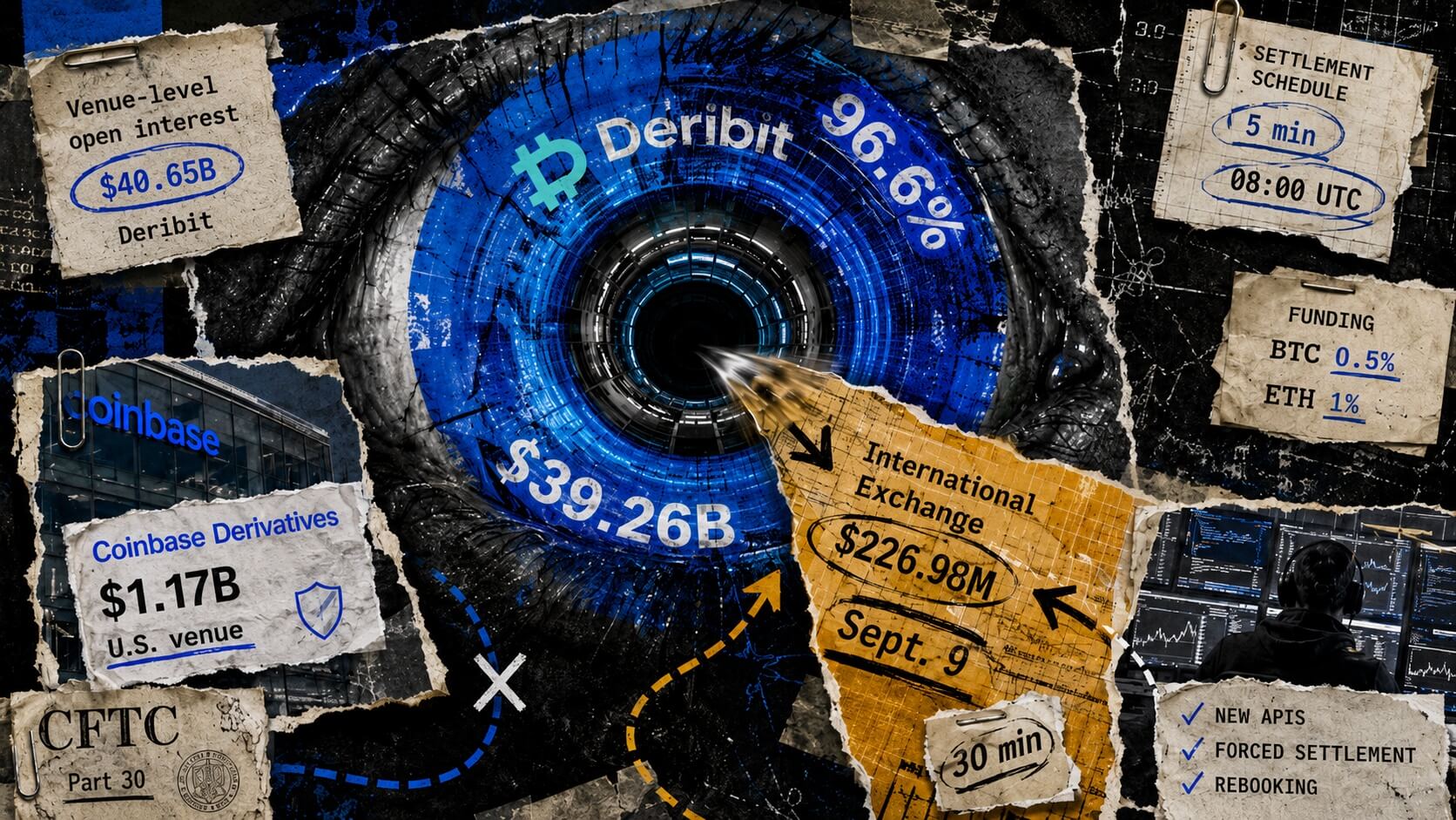 Deribit, Coinbase türev açık pozisyonlarının %96,6’sını tutuyor