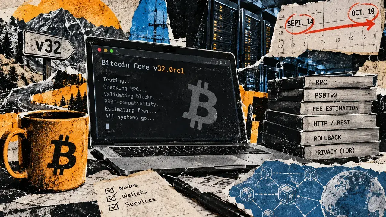 Bitcoin Core v32 RC1 Launches 26-Day Test Window