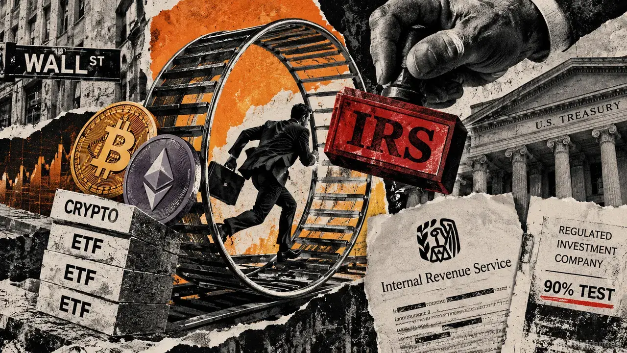 IRS Scrutinizes Crypto ETF Tax Strategy After $7.2B in Distributions
