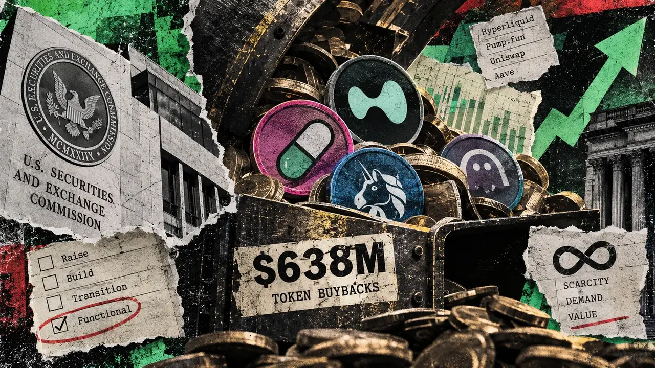 SEC Opens Buyback Path as Crypto Repurchases Hit $638M