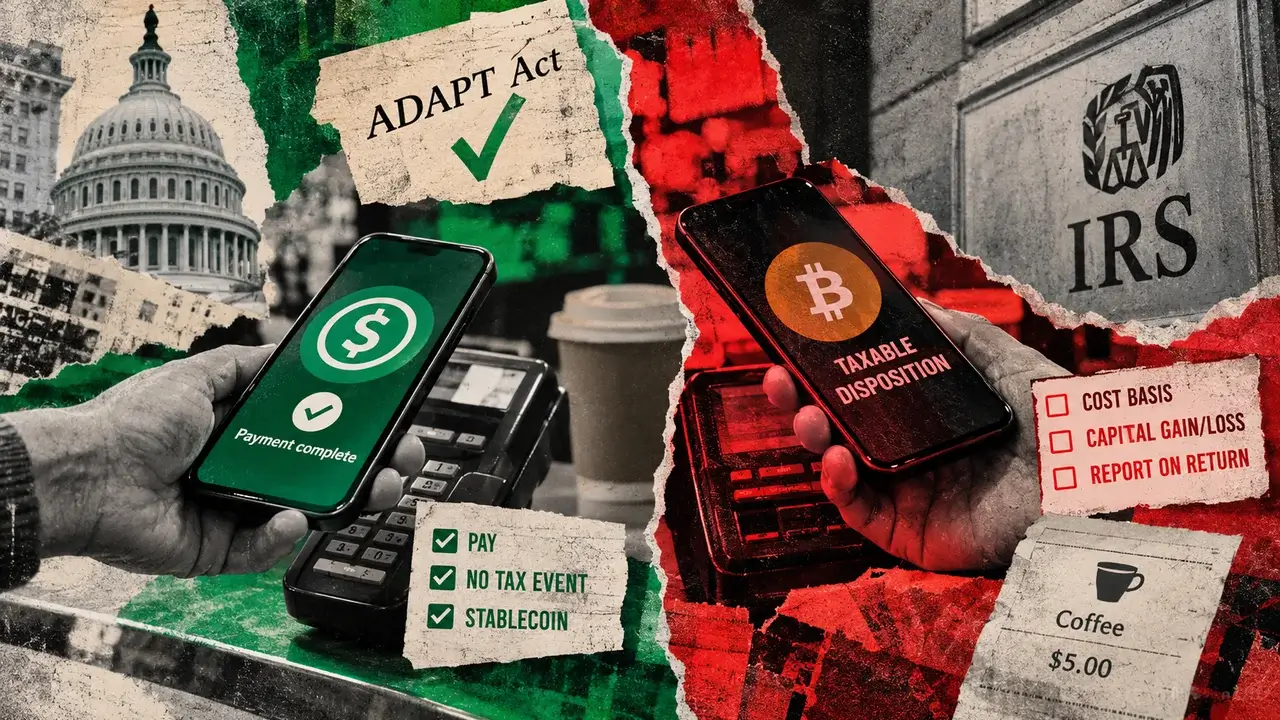 Stablecoin Tax Relief Bill Would Exclude BTC Purchases