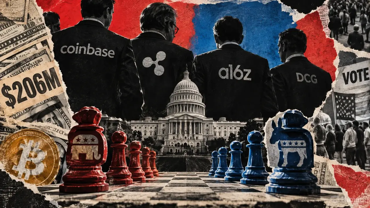 Crypto PACs Pour $206M Into 2026 Midterm Elections