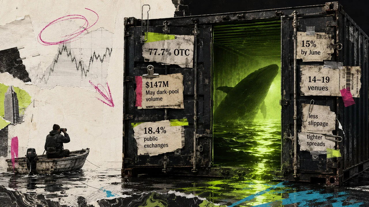 Crypto Dark Pools Grab 15% of Trading Volume in 2 Months