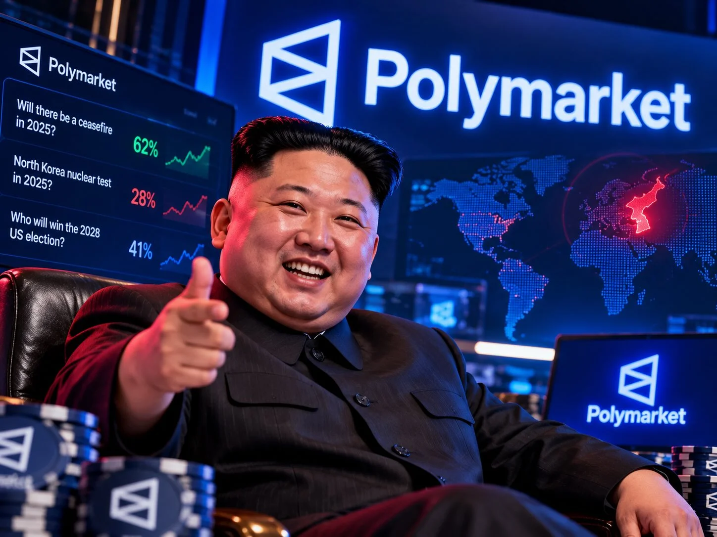 Kim Jong Un appears in new images as Polymarket leadership…
