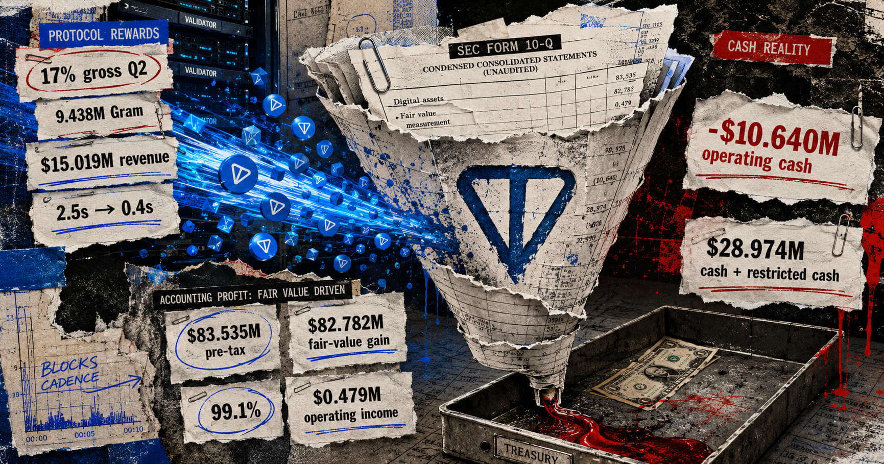 TON Strategy earns $15M staking Gram as operations burn…