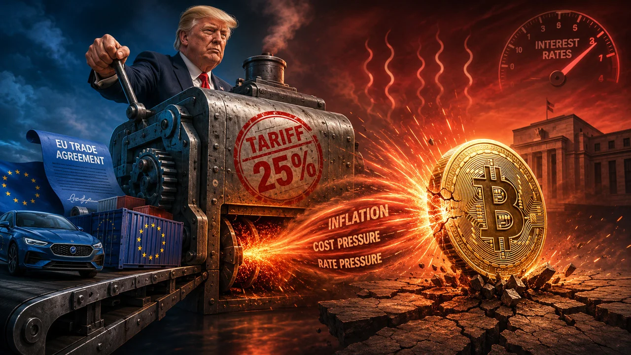 Bitcoin faces tariff shock as EU trade deal deadline nears