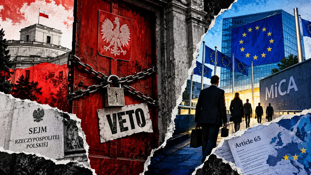 Poland's MiCA Veto Stands: Cross-Border EU Crypto Rivals Gain Edge
