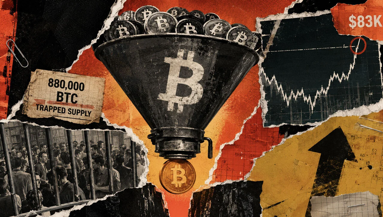 Bitcoin's $68B Supply Wall Blocks $80K Breakout Bid