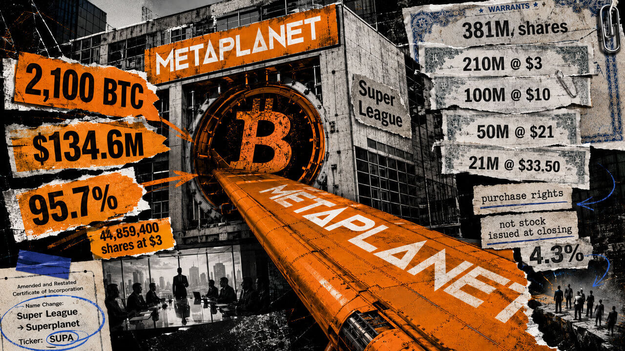 Metaplanet Plans $3.4B BitBonds Push as mNAV Slips