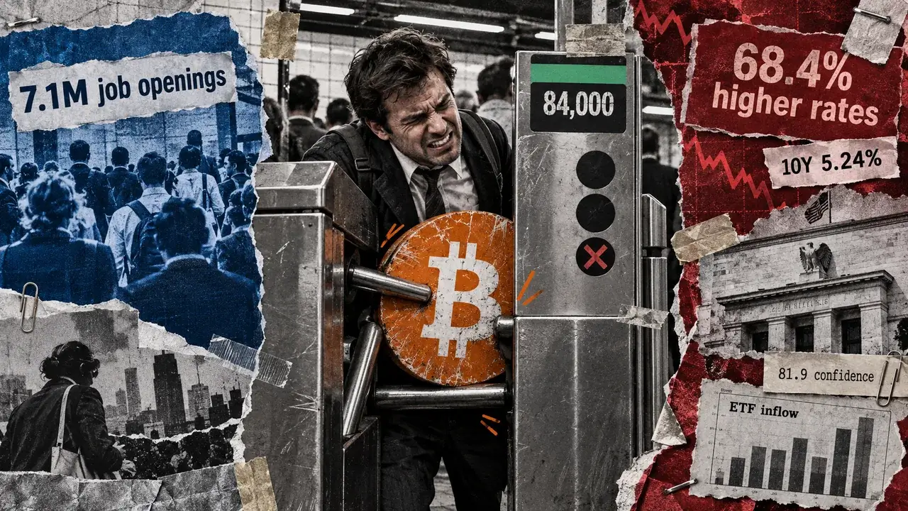 Bitcoin Falls to $82,776 as Inflation Fears Rise