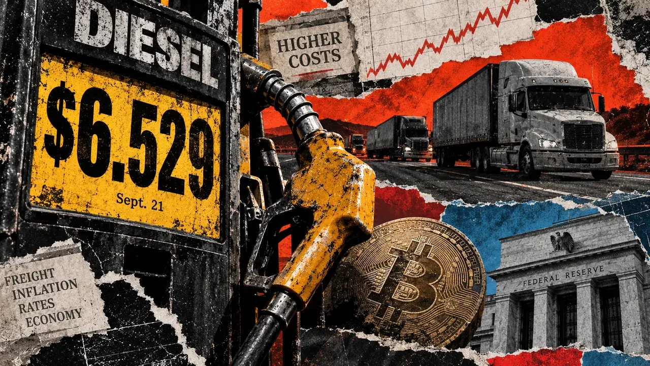 Bitcoin Faces Inflation Test as Diesel Hits $6.53