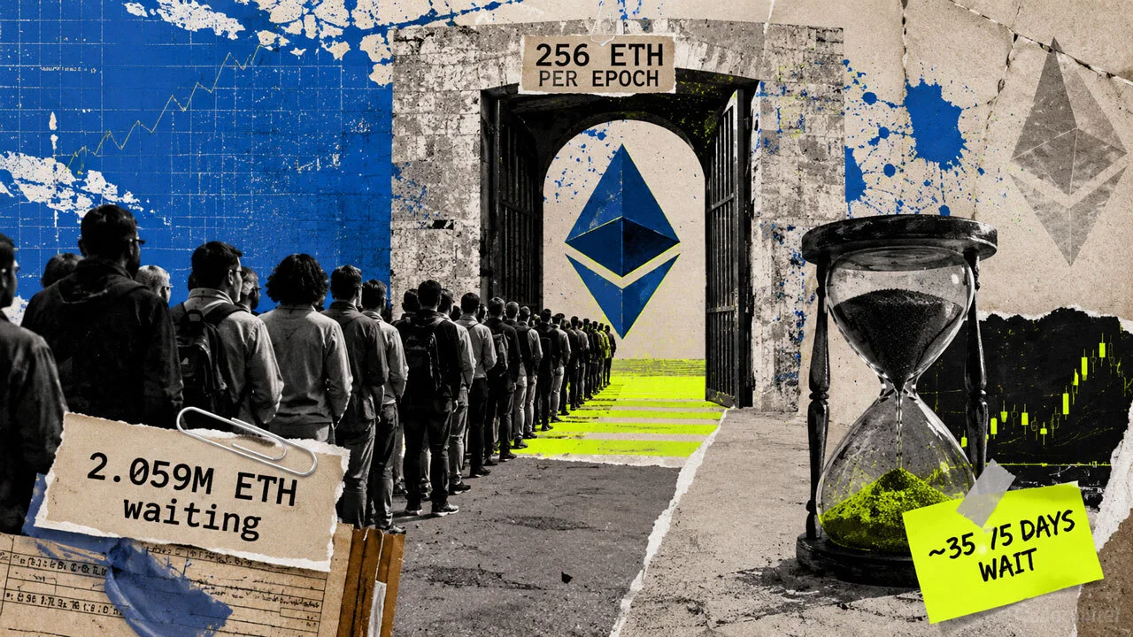 Ethereum Staking Queue Hits 36 Days, Costs $350K Daily