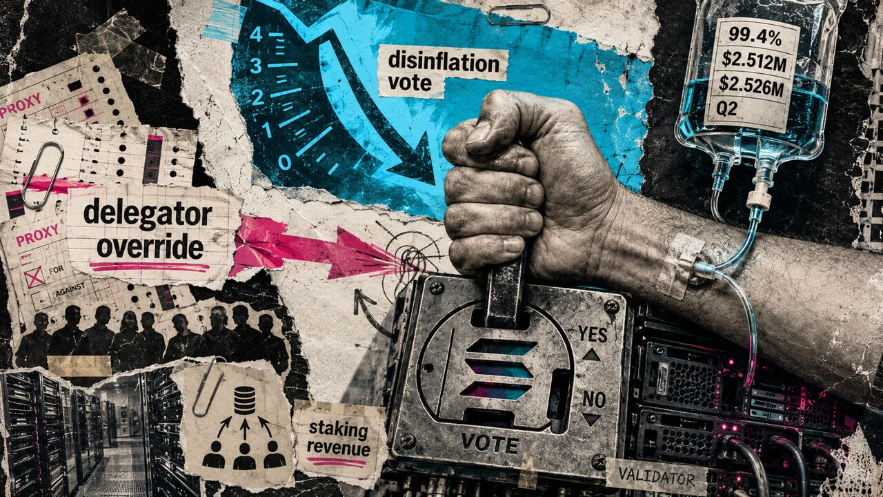 Solana Vote Tests 30% Disinflation and Lower Staking Yield