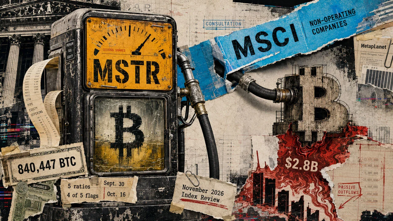 MSTR Challenges MSCI Over $2.8B Index Exposure Risk