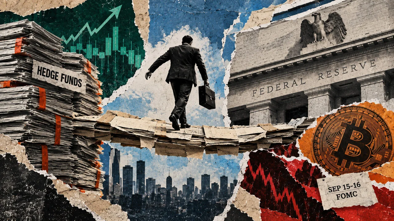 Hedge funds added $400B as Bitcoin faces September rate test
