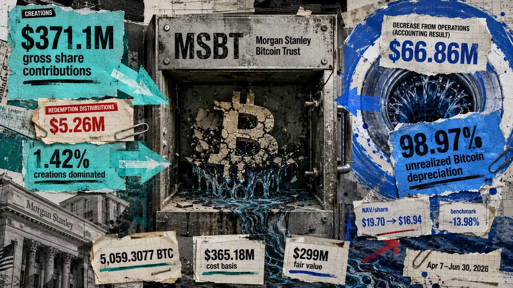 MSBT Logs $371M Inflows in First Month, Zero Outflows