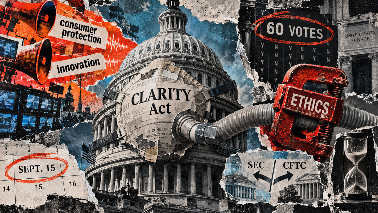 Kripto lobisi CLARITY Act'i kurtarmak için ulusal reklam yayınlıyor