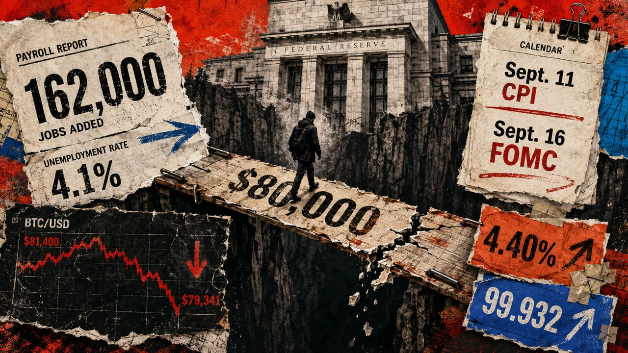 Bitcoin, Güçlü ABD İstihdamıyla $80K’nın Altına Geriledi
