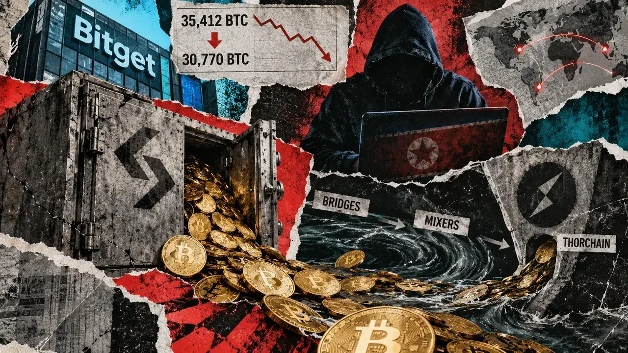 Bitget Bitcoin Reserves Drop 4,642 BTC After $387.5M Hack