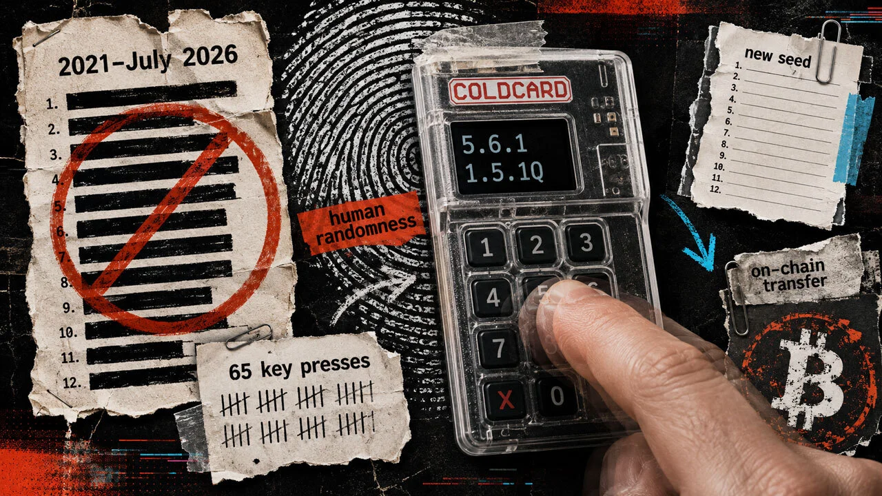 Coldcard Users Must Move Funds After Seed Flaw