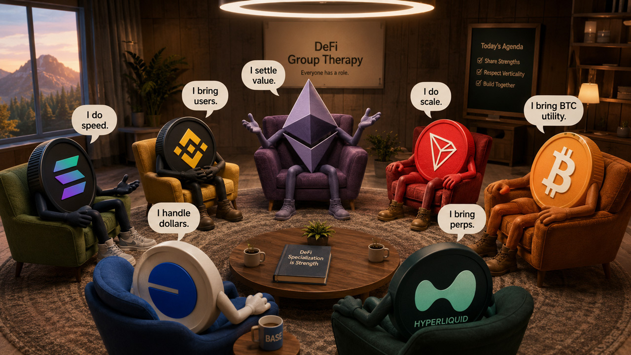 Ethereum's DeFi Market Share Slides from 63.5% to 54% as Rival Chains Carve Out Specialized Roles