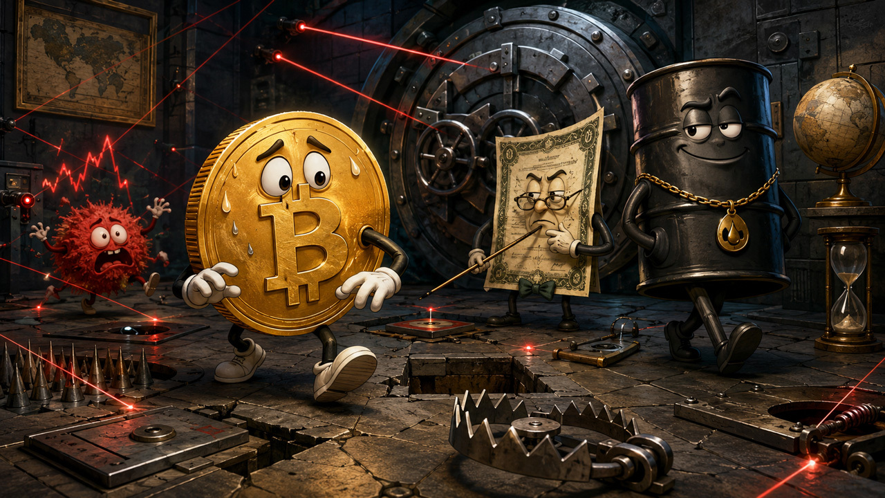 Global Financial Crisis Tripwires Are Flashing — Bitcoin Caught Between Liquidity Squeeze and Oil Contagion!