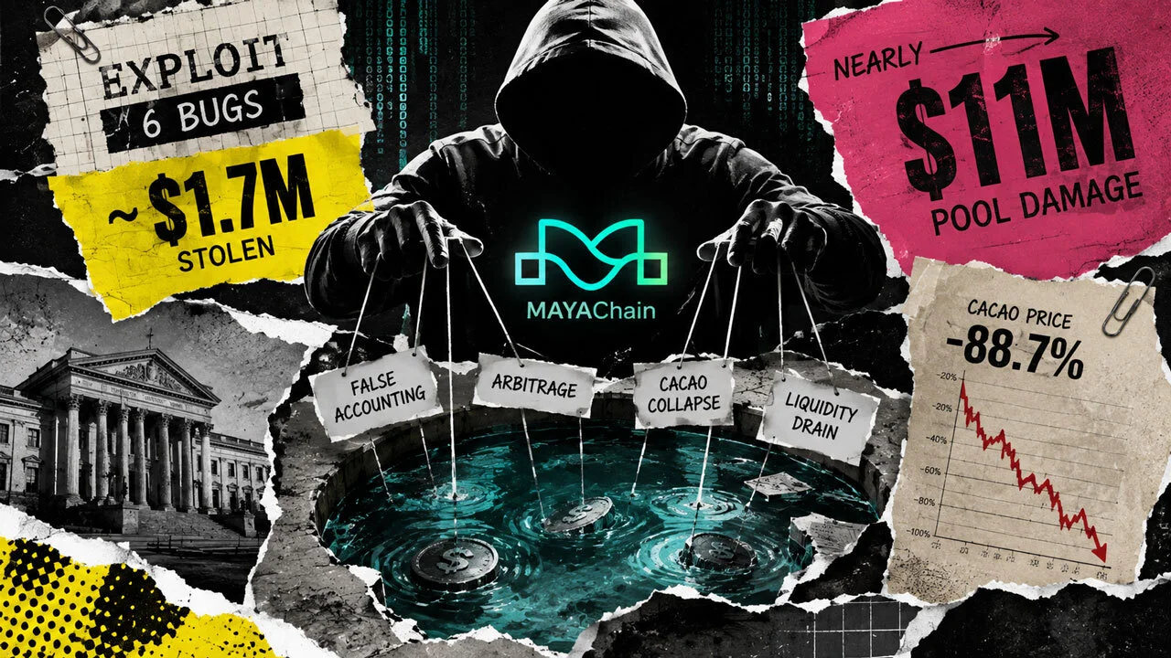 MAYAChain saldırısı 1,36 milyon dolar çaldı; CACAO %88 çöktü