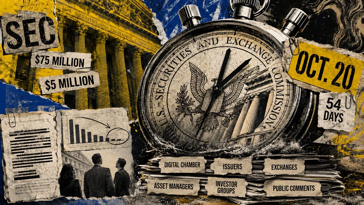 Crypto Startups Get 54 Days to Reshape SEC's $75M Cap