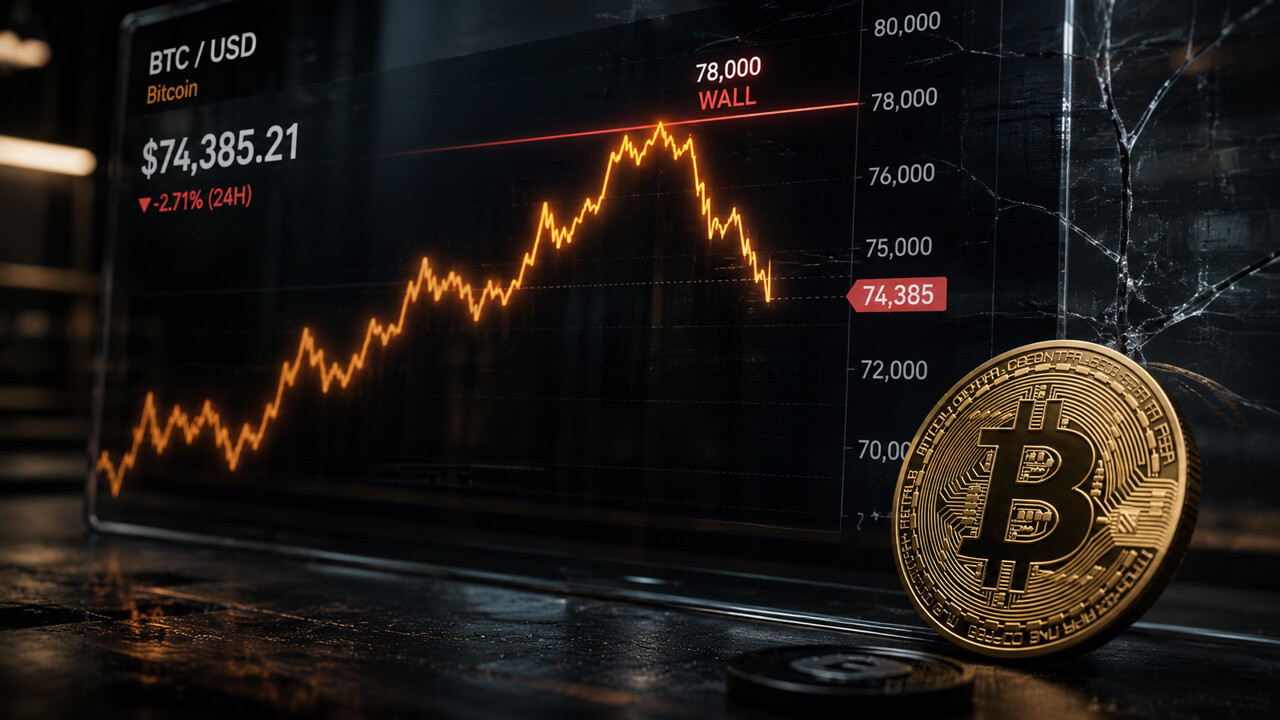 BTC Breaks Below $75K Again as On-Chain Data Signals Demand…