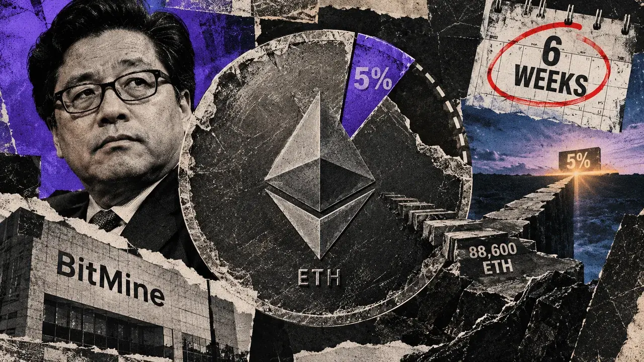 BitMine Nears Its 5% ETH Ceiling as Buying Slows