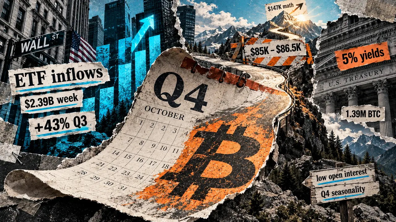 Bitcoin üçüncü çeyrekte %43,88 yükseldi, ETF akışı tersine döndü