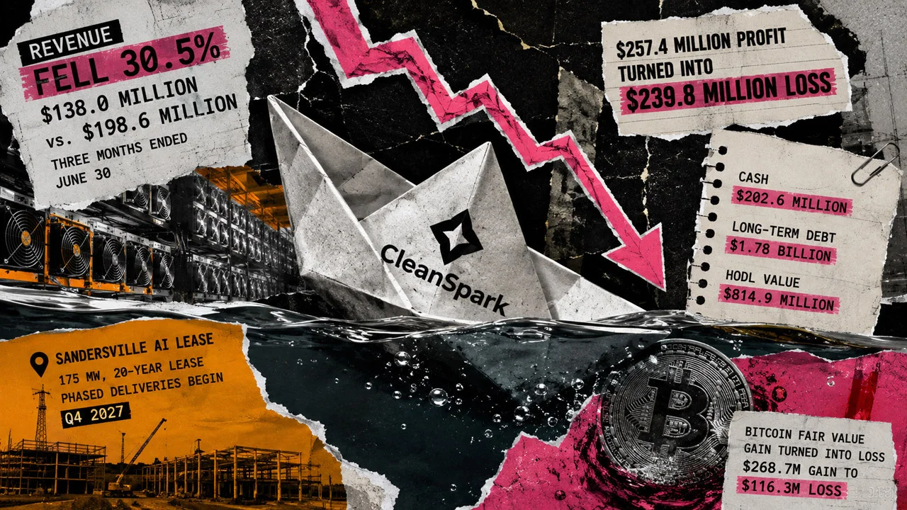 CleanSpark, BTC’de 433 Milyon Dolarlık Muhasebe Darbesi Aldı