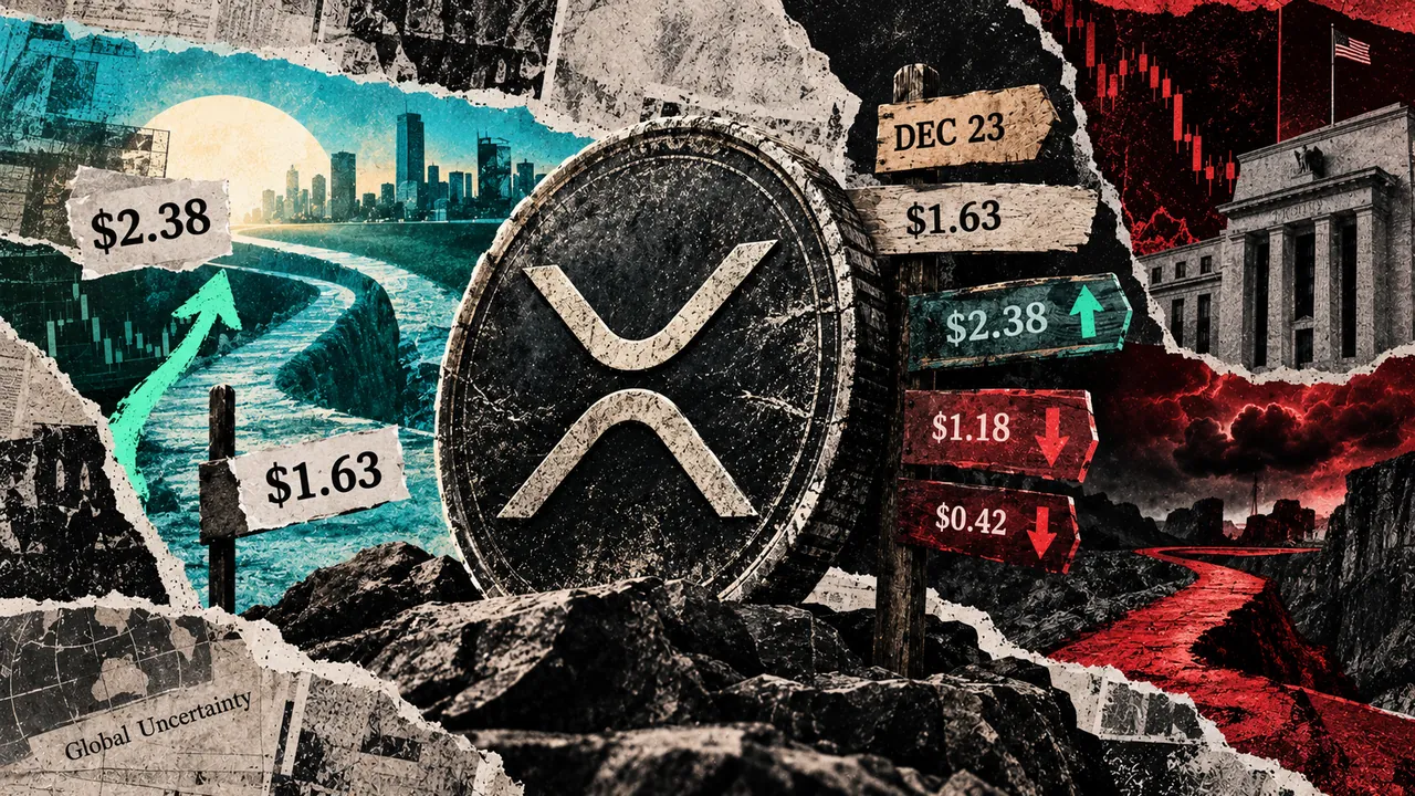 XRP December Forecast Ranges From $1.18 to $2.38