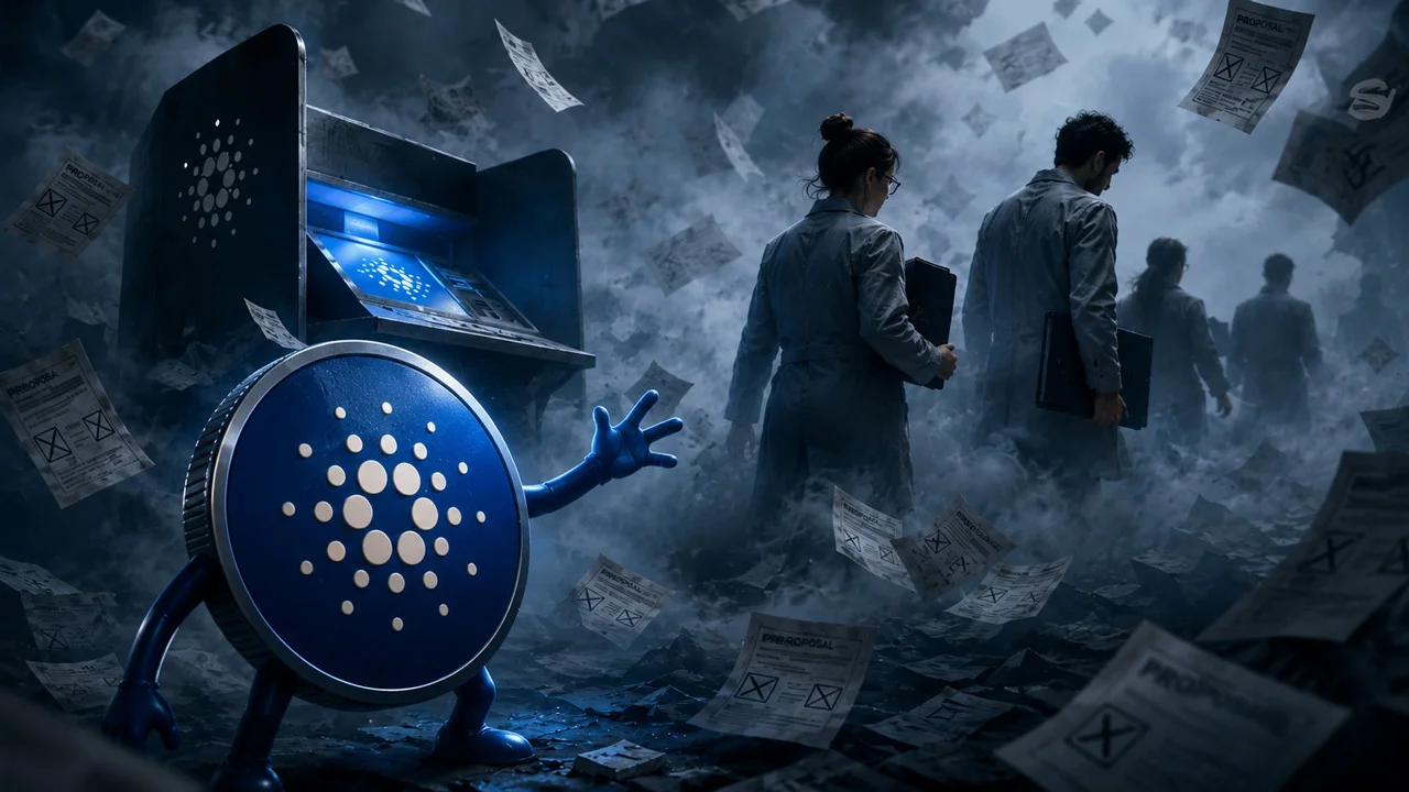 Cardano's $46.8M Treasury Vote Is Failing — Hoskinson Warns Scientists Will Walk!