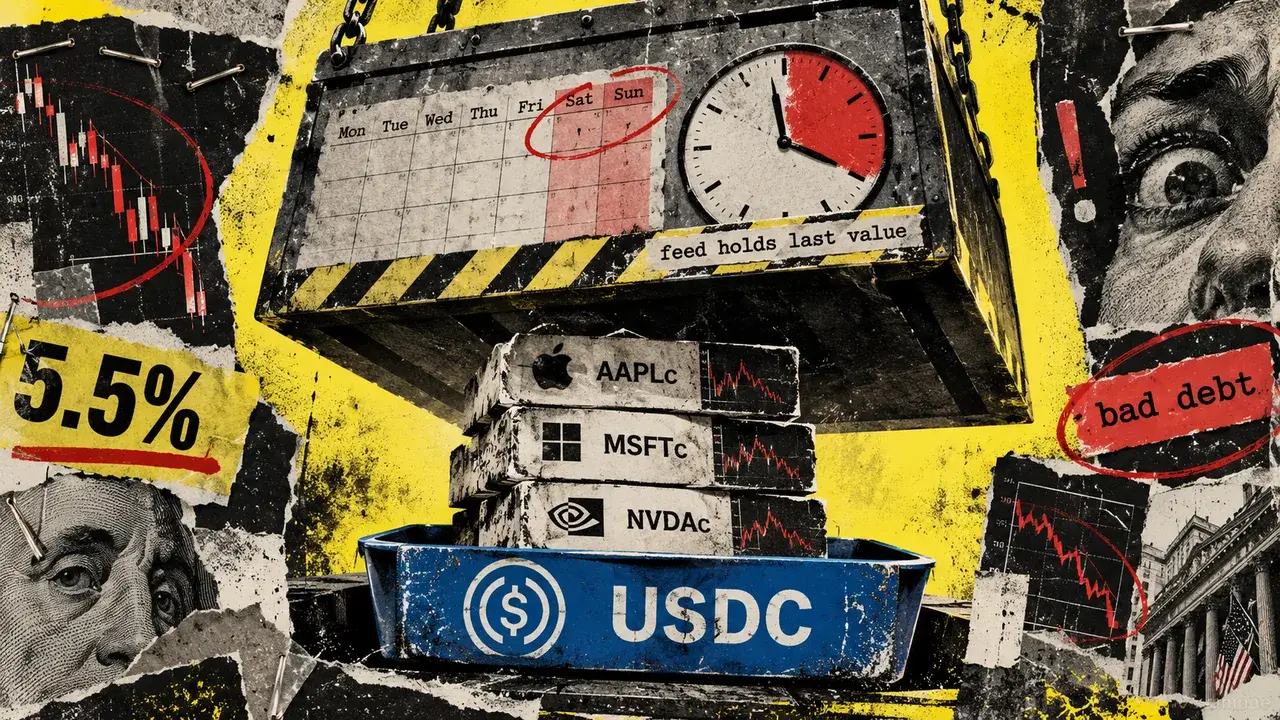 Aave USDC kredilerini hisse token gap riskine açık bıraktı