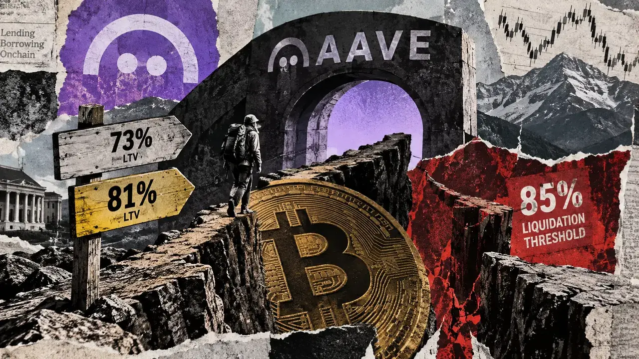 Aave proposal cuts BTC loan cushion to 4.7% from 6.4%