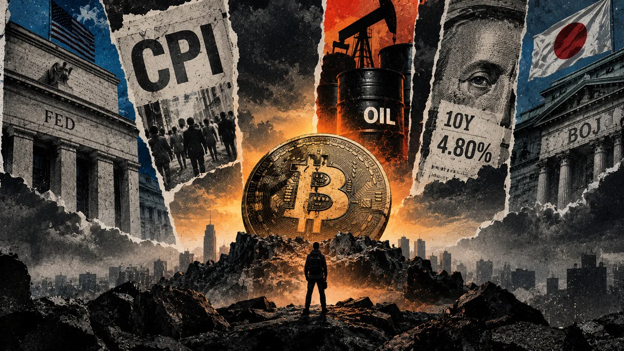 Bitcoin Risks $76.6K as Oil Tops $100 and Fed Looms