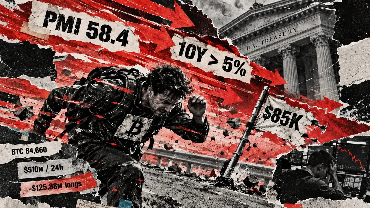Bitcoin Drops Below $85K as Treasury Yield Tops 5%