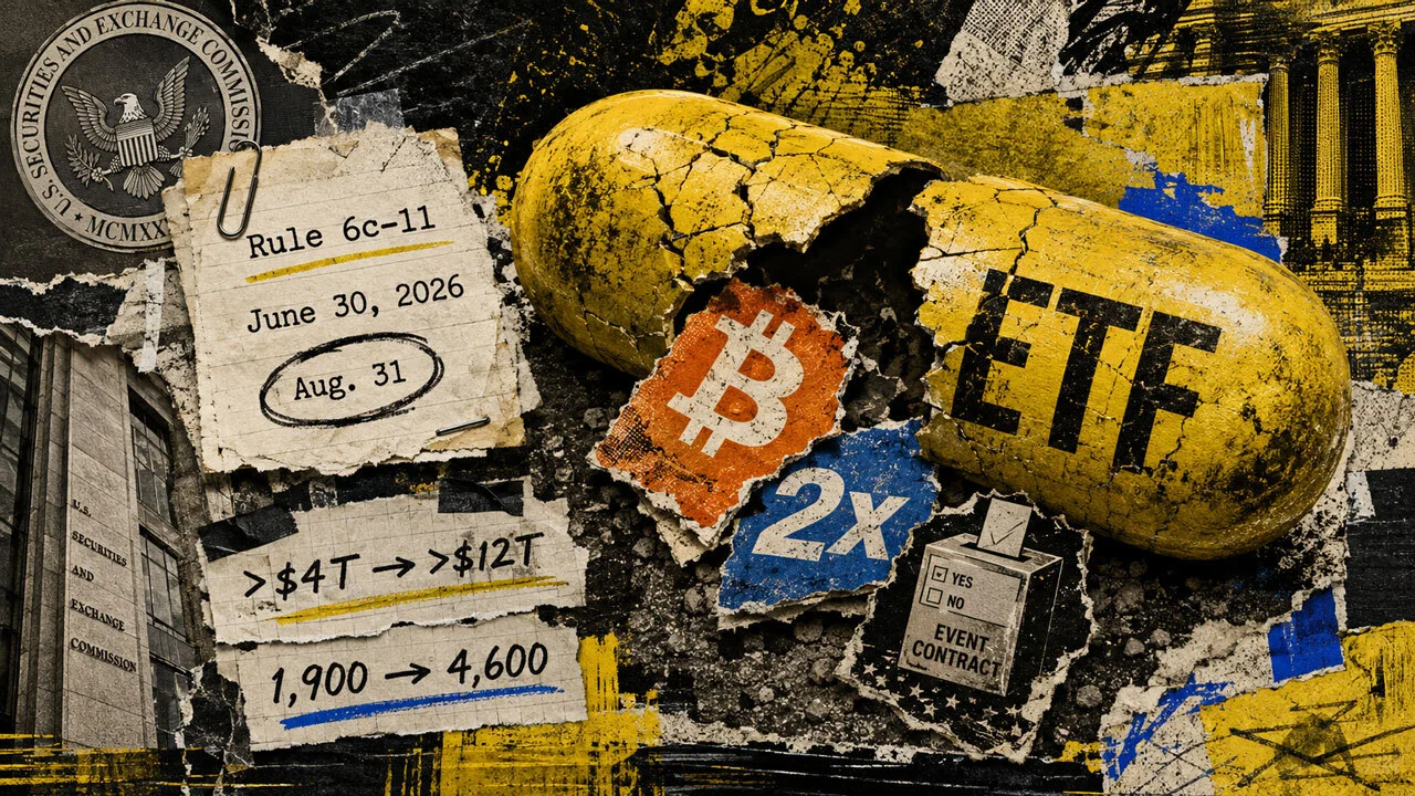 Crypto ETF Fast-Track Review Opens as SEC Flags Novel Surge
