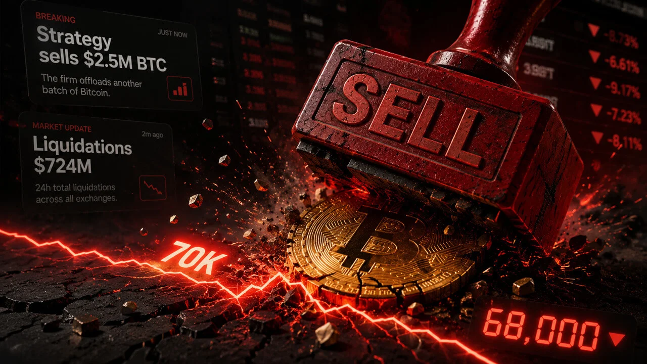 Bitcoin flash crash below $68K wipes $394M in leveraged…