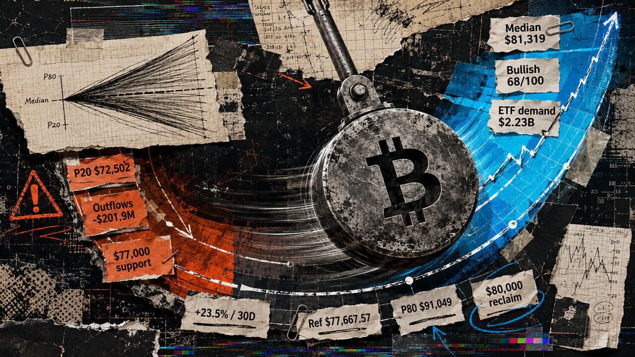Bitcoin clôture août à +23,5 %, le modèle vise 81 319 $