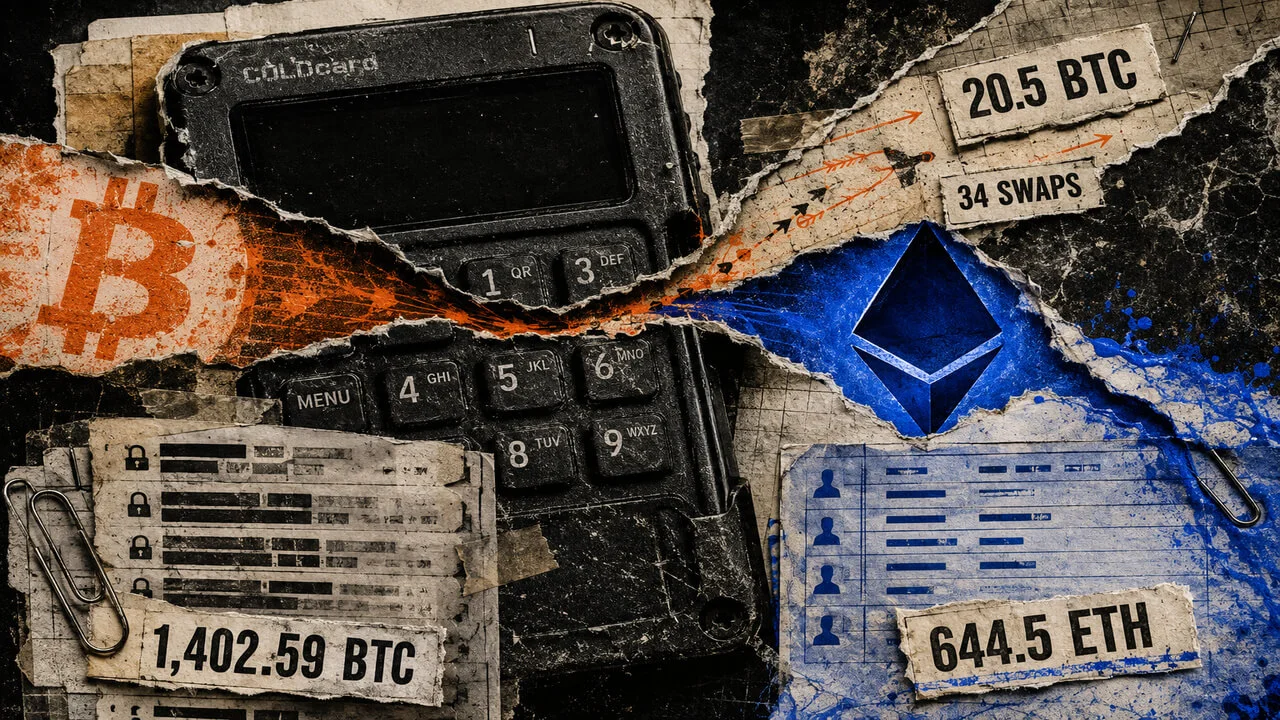 Coldcard Thief Moves 20.5 BTC Through THORChain to Ethereum