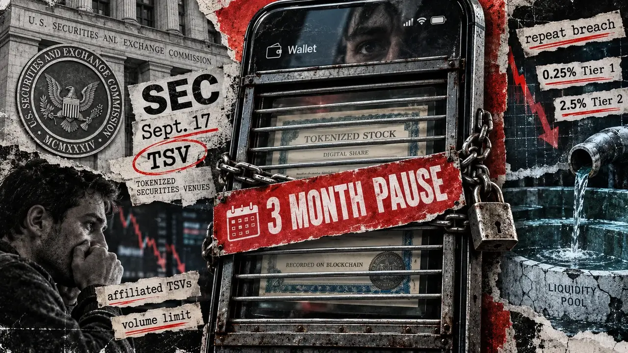 SEC Sets 3-Month Pause for Repeat Tokenized Stock Breaches