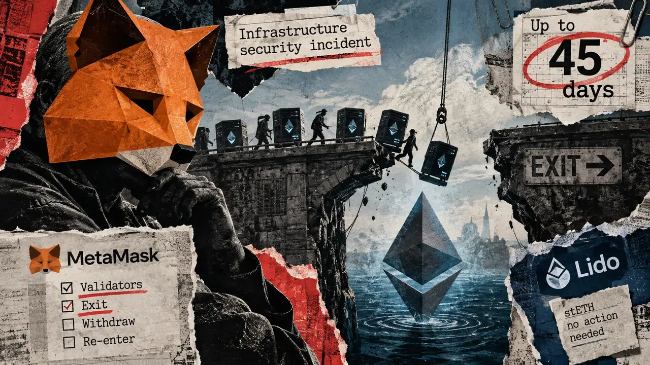 MetaMask Exits 17,000 ETH Validators After Breach