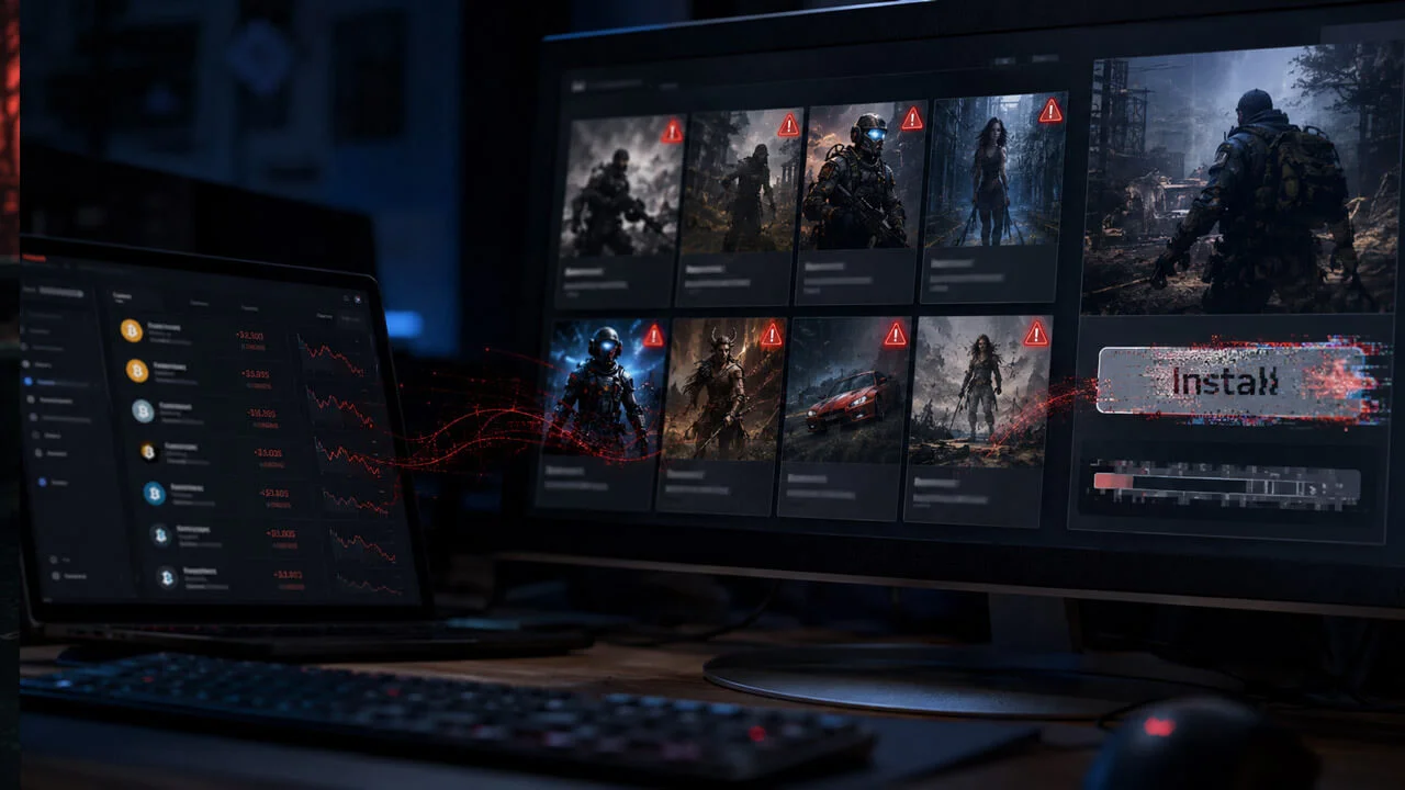 CryptoBandits versteckt sich in 8 Steam-Spielen