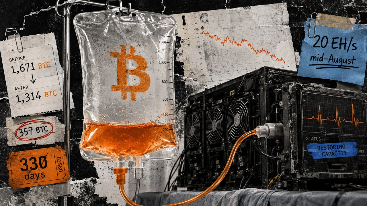 Bitcoin Madencisi 357 BTC Harcadı, Çıktı Düşüyor