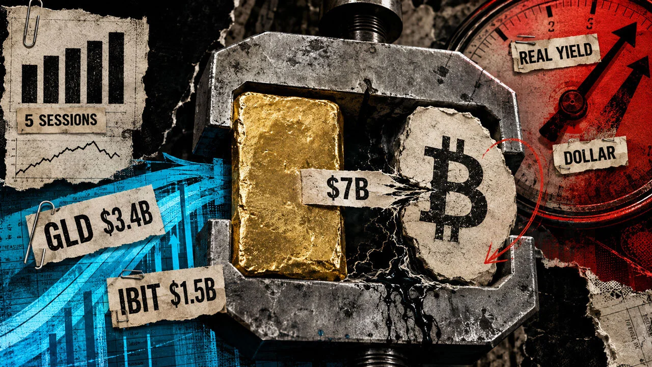 Bitcoin and Gold ETFs Draw Record $7B in Five Days