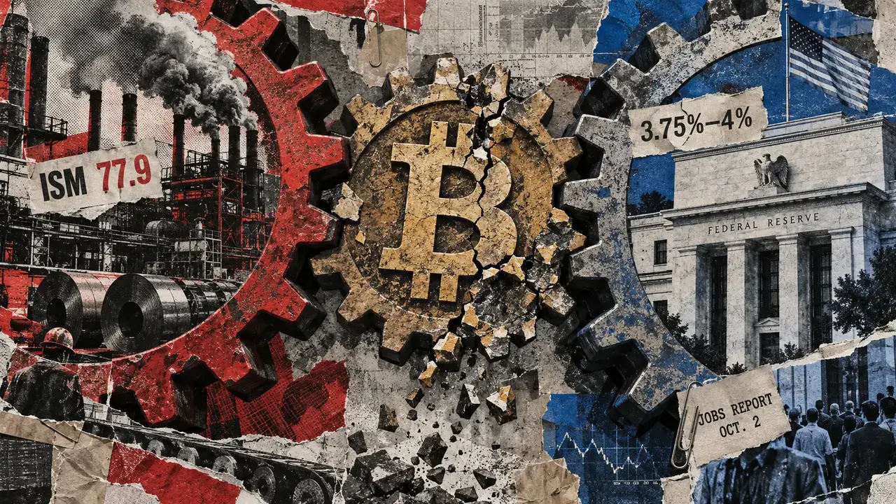 Bitcoin faces $85K test as ISM prices surge to 77.9