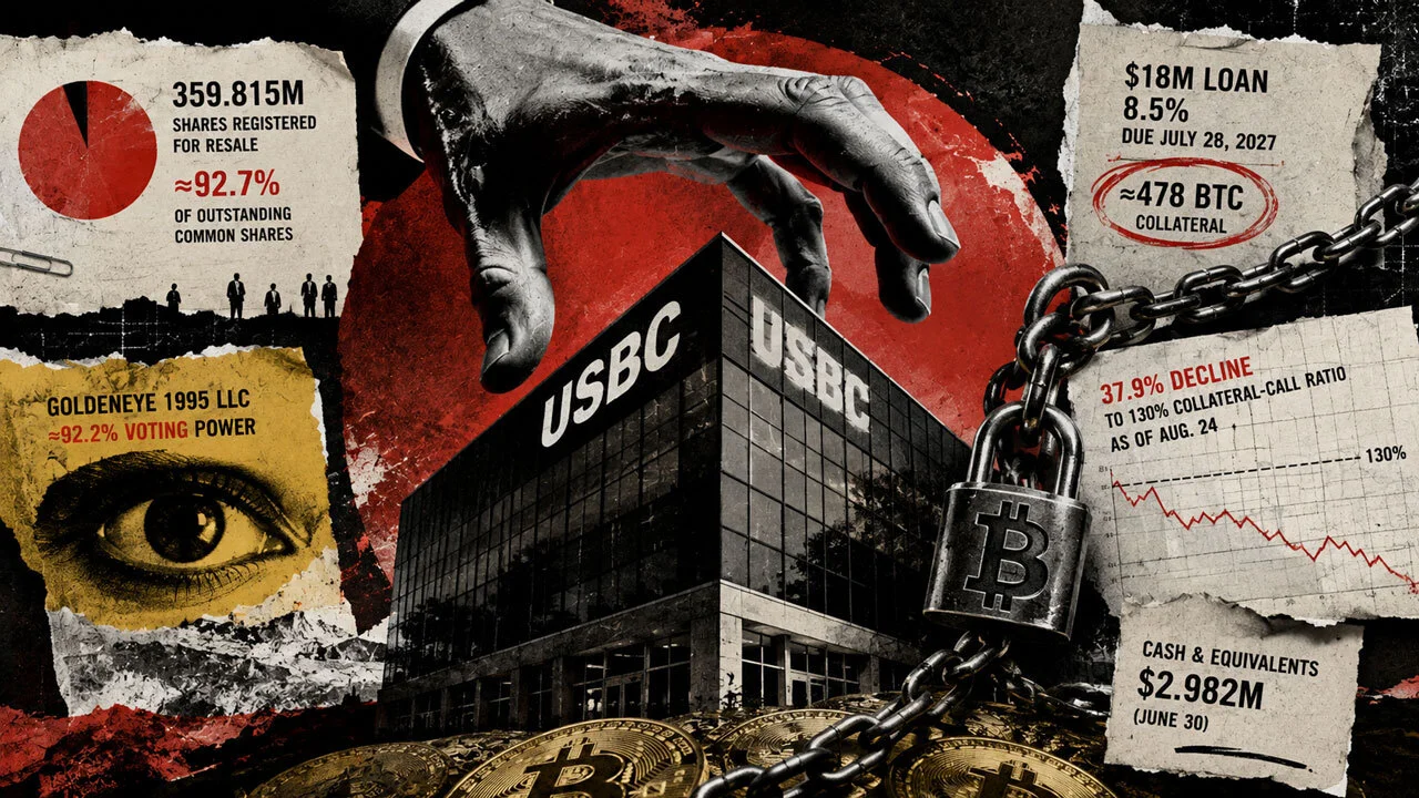 USBC enregistre 93 % des actions, BTC reste stable